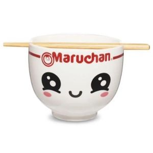 Maruchan Ramen Noodle Bowl with Chopsticks..Ramen Bowl. NEW In Box